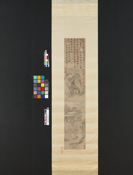 明唐寅燈霄閨話　軸