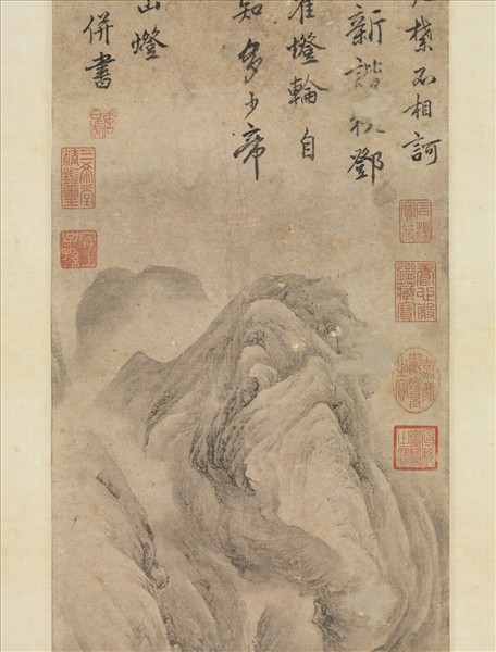 明唐寅燈霄閨話　軸