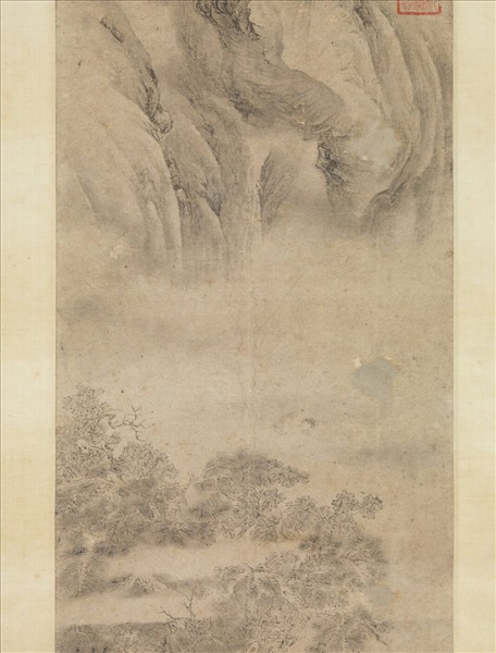 明唐寅燈霄閨話　軸