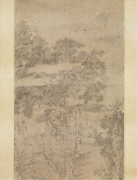 明唐寅燈霄閨話　軸