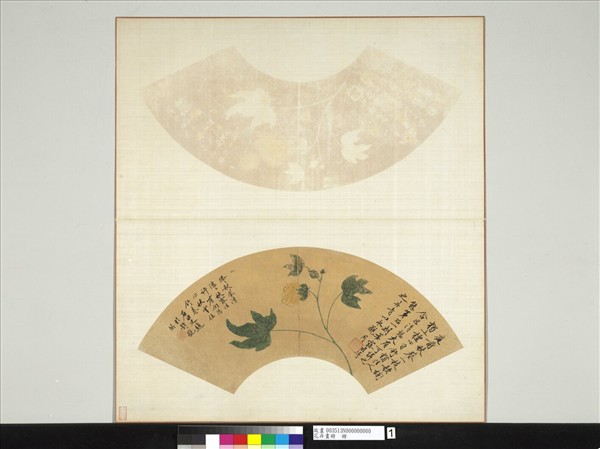 花卉畫冊　冊　明沈周秋葵