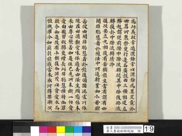 唐人書瑜珈師地論　冊