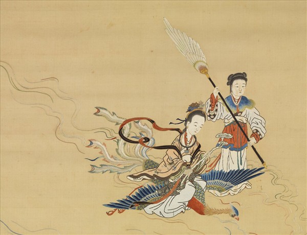 清繡線瑤池上壽圖　軸