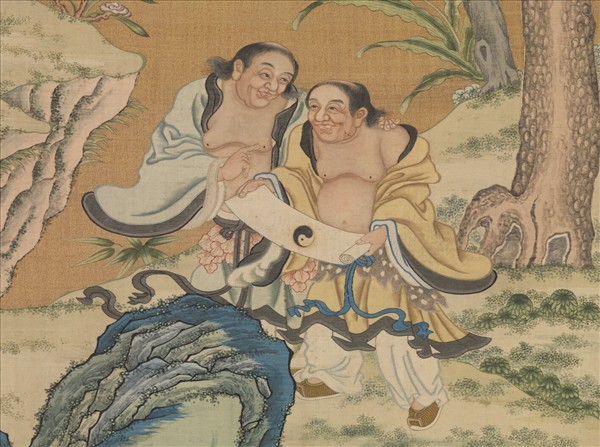 清緙絲群仙祝壽　軸