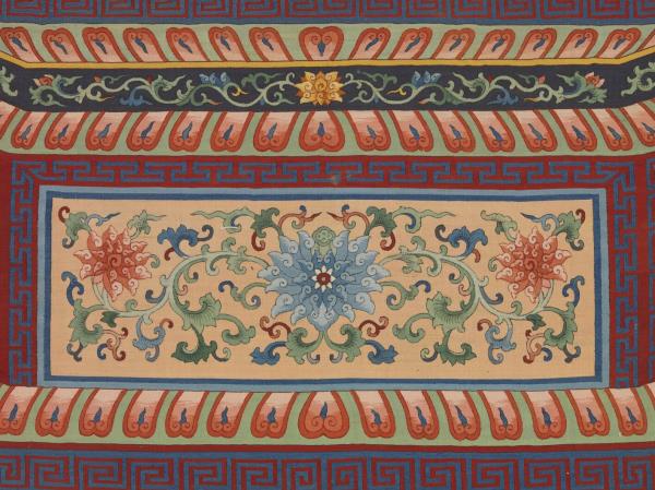 清緙絲無量壽佛　軸