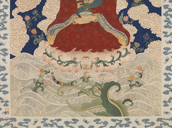 清緙絲無量壽佛　軸