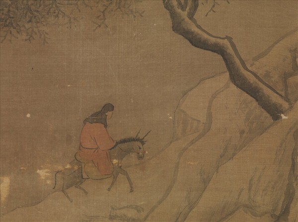 明文徵明雪滿群峰　軸