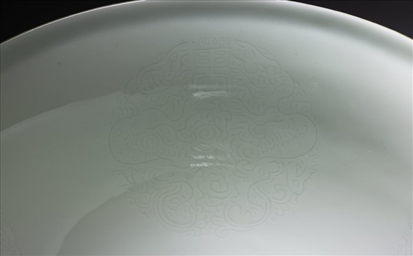 泥金釉萬壽齊天高足蓋碗