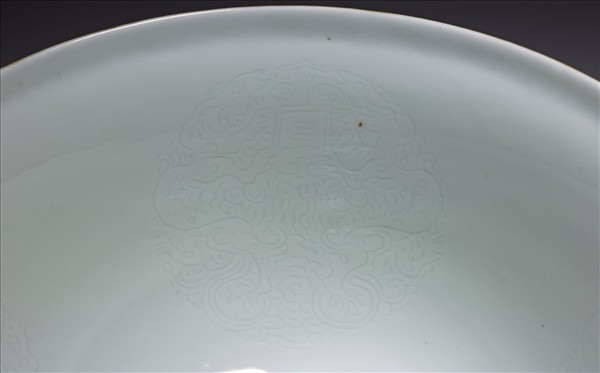 泥金釉萬壽齊天高足蓋碗