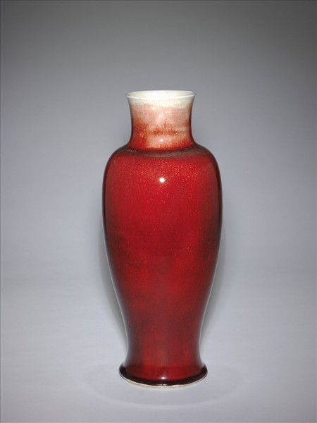 寶石紅釉瓶