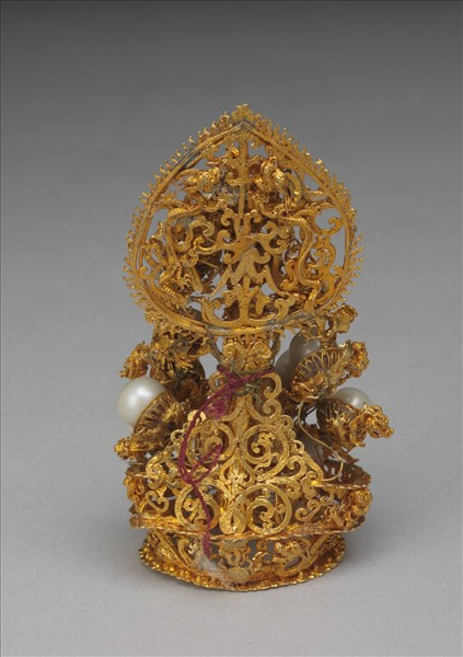 皇帝夏朝冠金佛