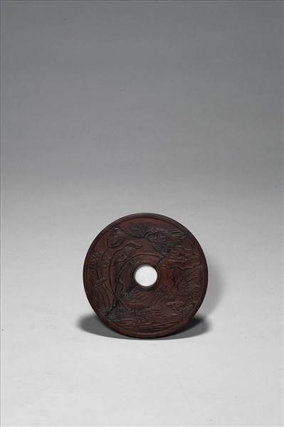 〈西清續鑑‧第二十一冊〉鏡匣雕刻木蓋附劉墉草書〈節唐人書譜敘〉