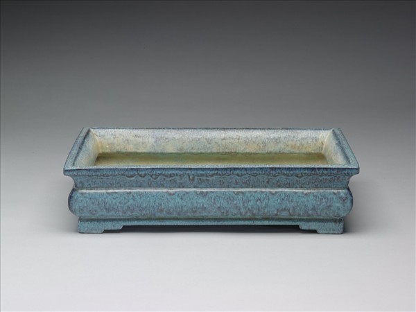 爐鈞釉長方盆