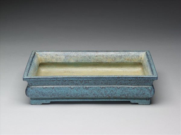 爐鈞釉長方盆