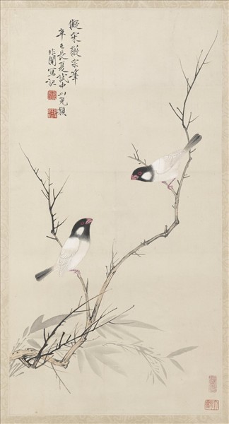 民國于非闇仿宋徽宗筆　軸