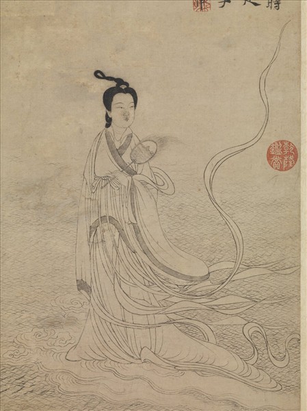 元衛九鼎洛神圖　軸