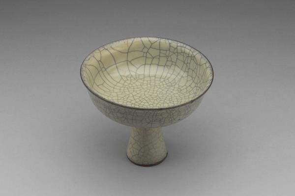 哥窯 青瓷高足碗