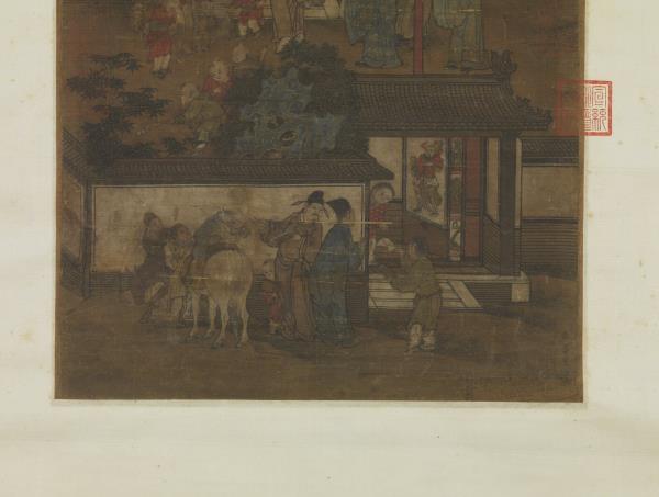 宋李嵩歲朝圖　軸