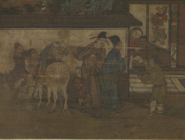 宋李嵩歲朝圖　軸