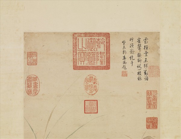 元陳琳疏枝雙雀　軸