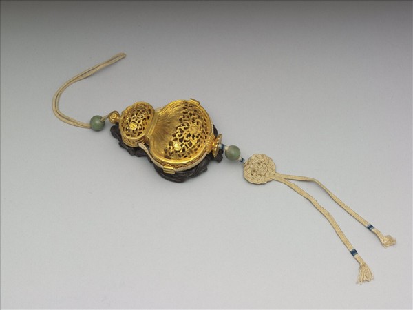 鍍金葫蘆式香囊