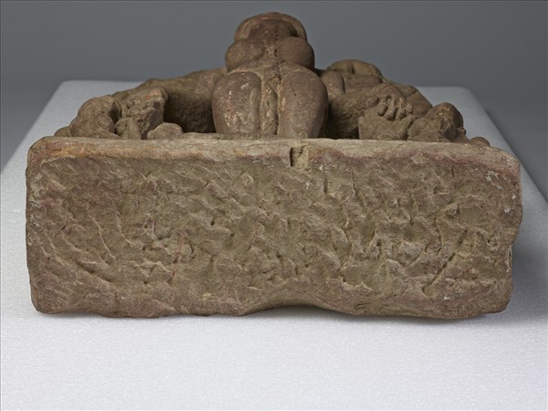 印度北部 12世紀 黃砂岩 女神立像