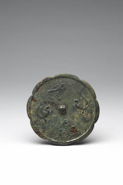 瑞花鸞鳳紋葵花鏡