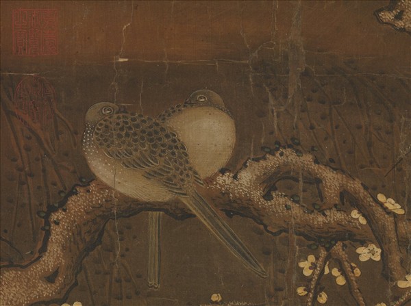 元人三羊開泰圖　軸