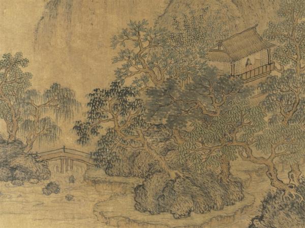 集古圖繪　冊　元王蒙山水