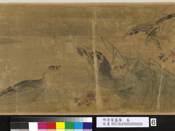 明吳偉蘆雁　卷