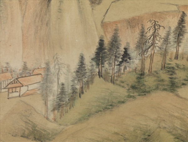 明董其昌仿燕文貴筆意　軸