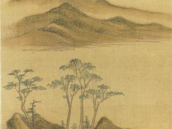 明董其昌紀遊畫冊　冊　望靈山