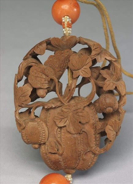 檀香木瓜瓞綿綿佩