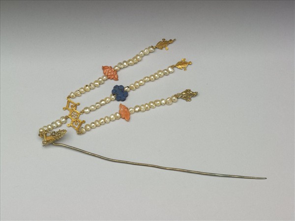 金纍絲鳳頭流蘇簪