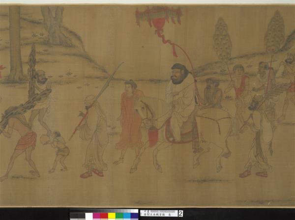 唐閻立本職貢圖　卷