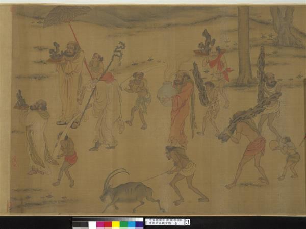 唐閻立本職貢圖　卷