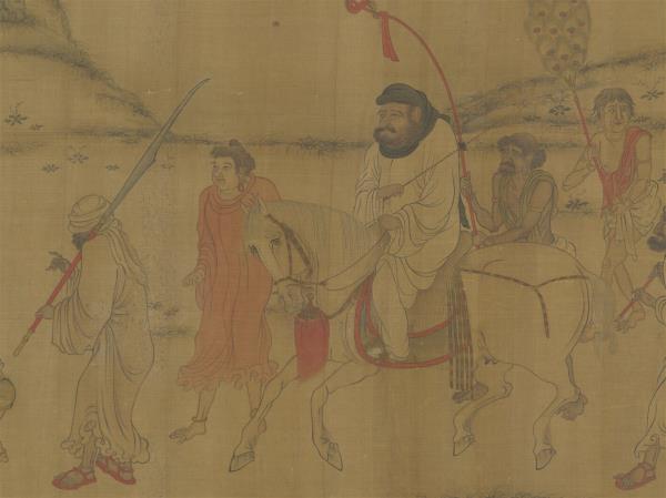 唐閻立本職貢圖　卷