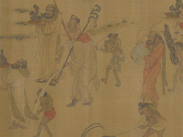 唐閻立本職貢圖　卷