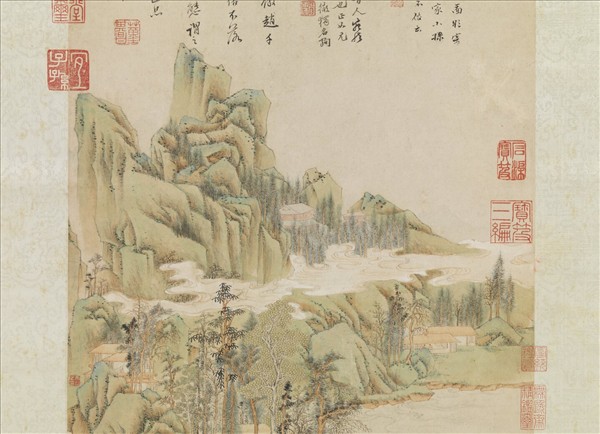 明顧懿德春綺圖　軸