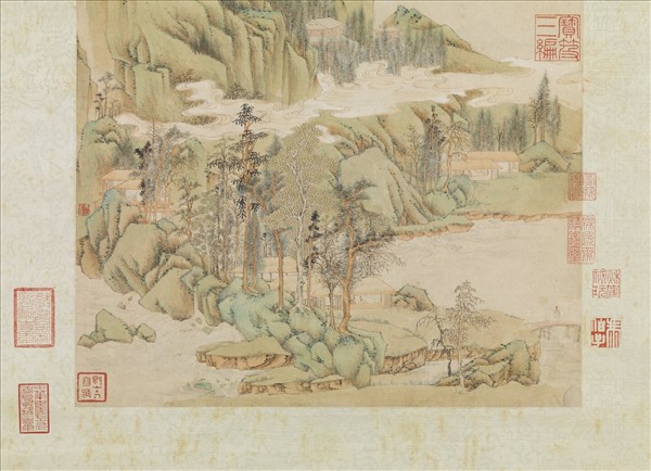 明顧懿德春綺圖　軸