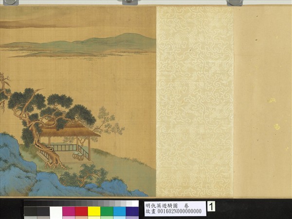 明仇英遊騎圖　卷