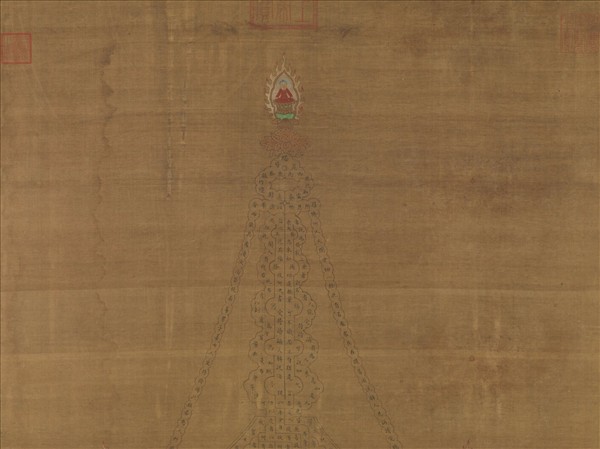 宋趙善杠書金剛經塔　軸