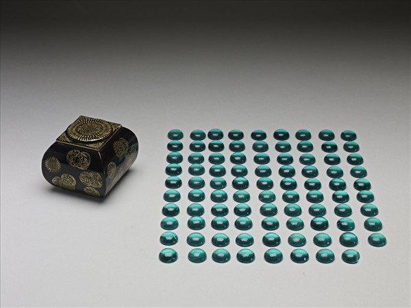 碧色玻璃圍棋子