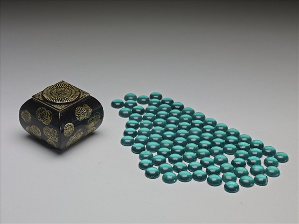 碧色玻璃圍棋子