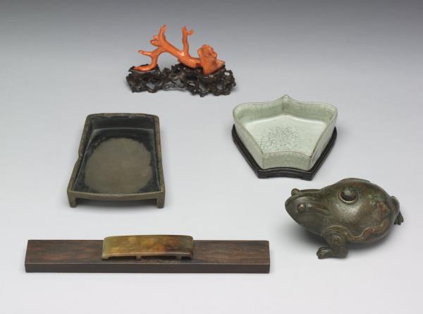 寫經澄泥抄手硯