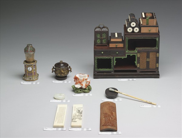 瑪瑙福壽桃幹形水洗