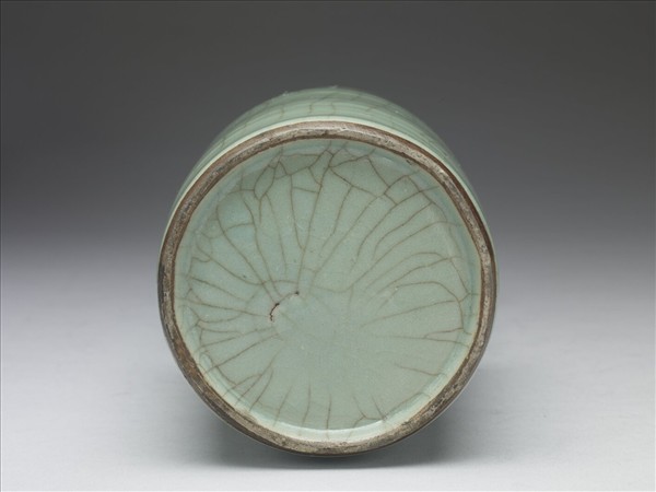 龍泉窯 青瓷鳳耳紙槌瓶