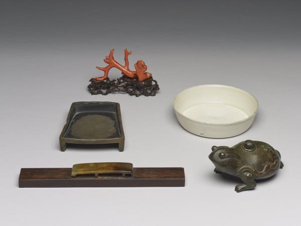 寫經澄泥抄手硯