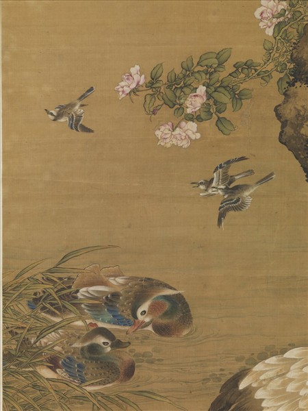 清沈銓五倫圖　軸