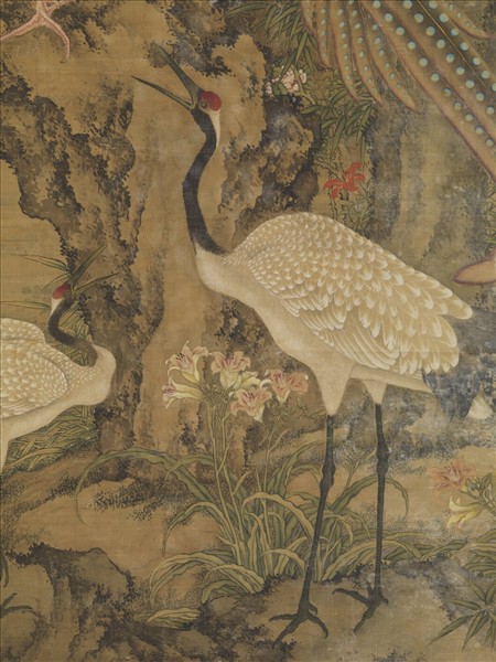 清沈銓五倫圖　軸